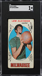1969-1970 Topps Basketball #25 Kareem Abdul-Jabbar Rookie SGC POOR 1