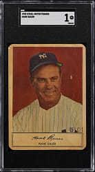 1953 Stahl-Meyer Franks Hank Bauer SGC POOR 1