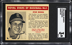 1950-1952 Royal Desserts #1 Stan Musial SGC VG 3