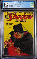 1933 Street & Smith The Shadow #37 Pulp Magazine - CGC 6.0 - Only Graded Example