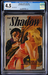 1943 Street & Smith The Shadow #273 Pulp Magazine - CGC 4.5 - Only Graded Example