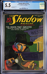 1935 Street & Smith The Shadow #88 Pulp Magazine - CGC 5.5