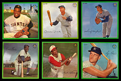 1964 Auravision Complete Set (16) with Koufax, Mantle & Mays with Commemorative Album & Cassette Tape