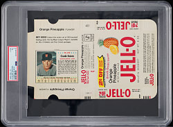 1963 Jell-O Complete Box #100 Claude Osteen Shortprint PSA EX 5