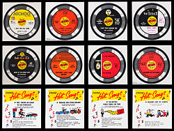 1967-1969 Topps Non-Sports Complete/Near-Complete Sets (3) Plus Extras with Phoney Records, Dopey Books & Planet of the Apes