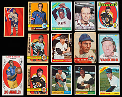1953-1972 Multi-Sport Superstar Collection (14) with (2) Mickey Mantle & Bobby Orr