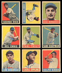 1948 Leaf Gum Collection (16) with (3) Hall of Famers