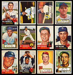1952 & 1953 Topps Starter Set Pair - (125) Total Cards with Hall of Famers & Stars