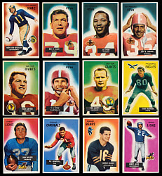 1955 Bowman Football Complete Set (160/160) - Clean!
