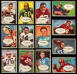 1953 Bowman Football Complete Set (96)