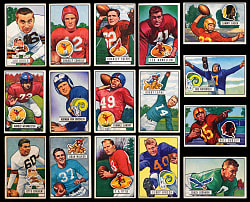 1951 Bowman Football Complete Set (144)