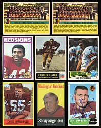 1956-1979 Washington Redskins Collection (450+) with (70+) Hall of Famers & Complete/Near Team Sets