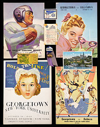 1900s-1950s Georgetown Collection (25) with Football Programs, T51 Murad