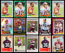 1980-Modern Washington Redskins Collection (224) with (6) Sean Taylor Rookies Including 2004 Topps DPP #162 Gold Refractor
