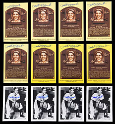 Phil Rizzuto Signed Hall of Fame Plaques & Photos Collection (29) - All PSA Individually Certified