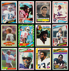 1977-1986 Topps Football Complete Set Run - Loaded with Key Hall of Fame Rookies!