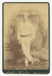 19th Century Arthur Winter Studio Cricket Player Cabinet Card