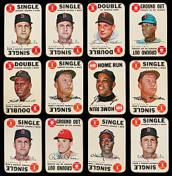 1968 Topps Game Collection (63) with Near Set (32/33) Including (30) Hall of Famers & (2) #2 Mickey Mantle