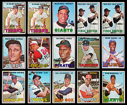 1967 Topps Collection (331) with (47) Hall of Famers Including Banks, Clemente & Mays
