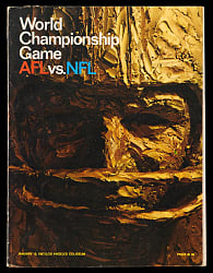 1967 Super Bowl I Program with Green Bay Packers vs. Kansas City Chiefs