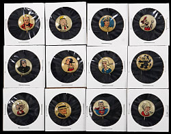 1945-1947 Kellogg's Pep Pins Complete Set (86)