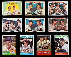 1959-1967 Topps Singles Collection (1,075+) with (25+) Hall of Famers & (25) High Numbers