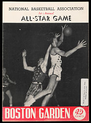 Extremely Rare 1951 NBA First Annual All-Star Game Program - Loaded with Hall of Famers Including George Mikan