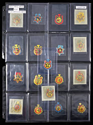 1950s Post Cereal Raisin Bran Western Badges (18) with Complete Set (12) with Color Variations & (6) Sealed/Unopened Examples