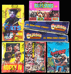 1978-1985 Non-Sport Unopened Wax Box Collection (7) - All BBCE