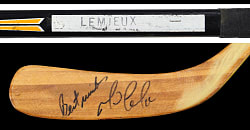 1995-1996 Mario Lemieux Signed/Inscribed Pittsburgh Penguins Team-Issued KOHO Pro-Model Hockey Stick - Full JSA LOA