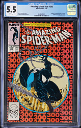 1988 Marvel Amazing Spider-Man #300 First Full Appearance of Venom - CGC 5.5