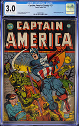 1942 Timely Comics Captain America Comics #17 - CGC 3.0