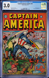1943 Timely Comics Captain America Comics #22 - CGC 3.0