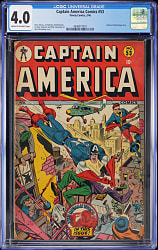 1946 Timely Comics Captain America Comics #53 - CGC 4.0