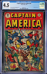 1946 Timely Comics Captain America Comics #54 - CGC 4.5