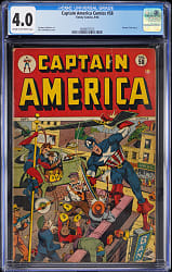 1946 Timely Comics Captain America Comics #58 - CGC 4.0