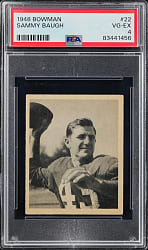 1948 Bowman Football #22 Sammy Baugh Rookie PSA VG-EX 4