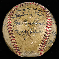 1946 World Series Champions St. Louis Cardinals Team-Signed Baseball with Dean, Slaughter & Musial - Full JSA LOA