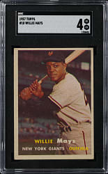 1957 Topps #10 Willie Mays SGC VG/EX 4