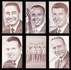 1963 Exhibits Astronauts & Spacecraft High-Grade Complete Set (32) - Sharp!
