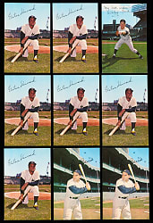 1964-1966 Requena New York Yankees Postcard Collection (54) with Near Set (14/17)