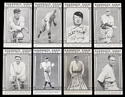 1948 Baseball's Great Hall of Fame Exhibits Complete Set (33)