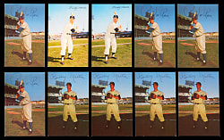 1953-1955 Dormand Postcards Collection (50) with (2) Mickey Mantle