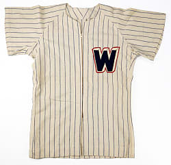 1958 Washington Senators "Damn Yankees" Movie Prop Home Jersey with "Warner Brothers Wash. Home Team 1957" Stamping