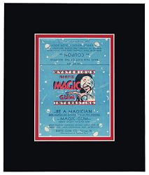 Scarce 1930s Dietz Gum Co. "Magic Gum" Wax Pack Wrapper
