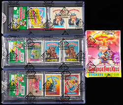 1986 Topps Garbage Pail Kids Series 4 Unopened Wax Box Plus (3) Series 3 Rack Packs - All BBCE