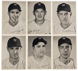 1947 World Series Champion New York Yankees Picture Pack Set (25) with Yogi Berra & Joe DiMaggio