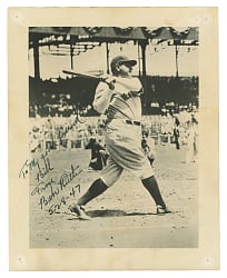 1947 Babe Ruth Signed Photograph with Full JSA LOA