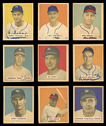 1949 Bowman High Number Near Set (92/96) - Clean!