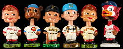 1961-1971 Baseball Bobblehead Collection (6) with (2) Mascot Examples